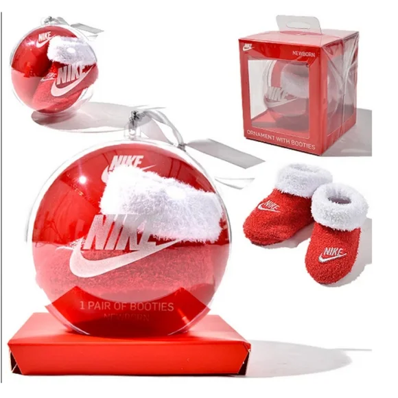 Nike ornaments with booties 0-6 M - Picture 2 of 2